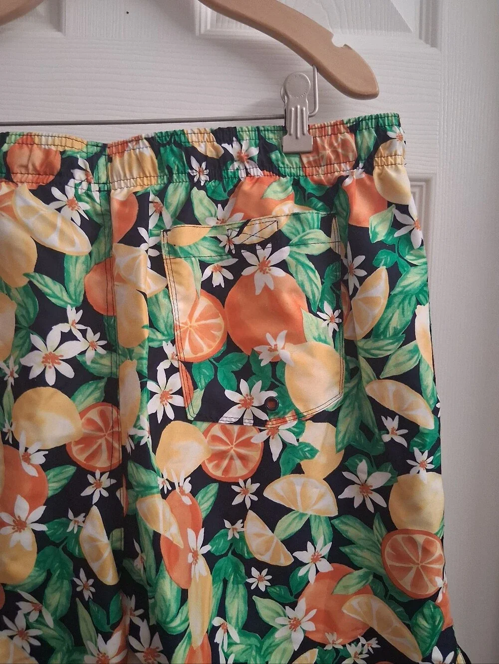Old Navy Mens Fruit Print Swim Trunks Large
